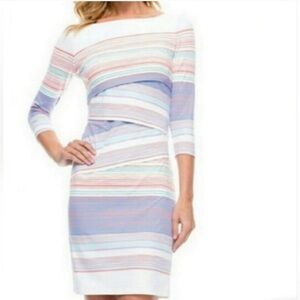 J. McLaughlin Nicola Pastel Striped Dress